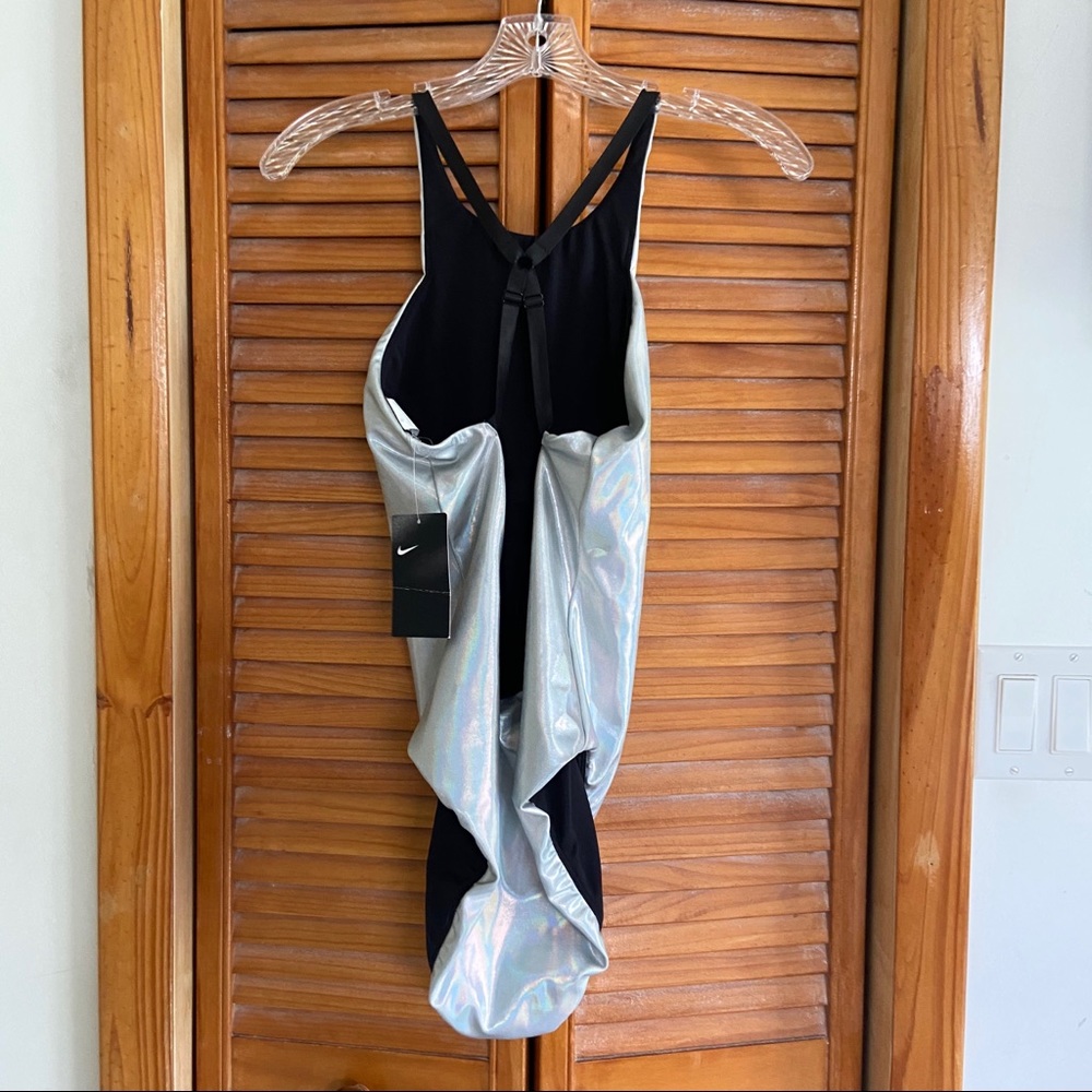 NEW Nike Flash Iridescent High Neck One Piece Swim - Picture 5 of 9